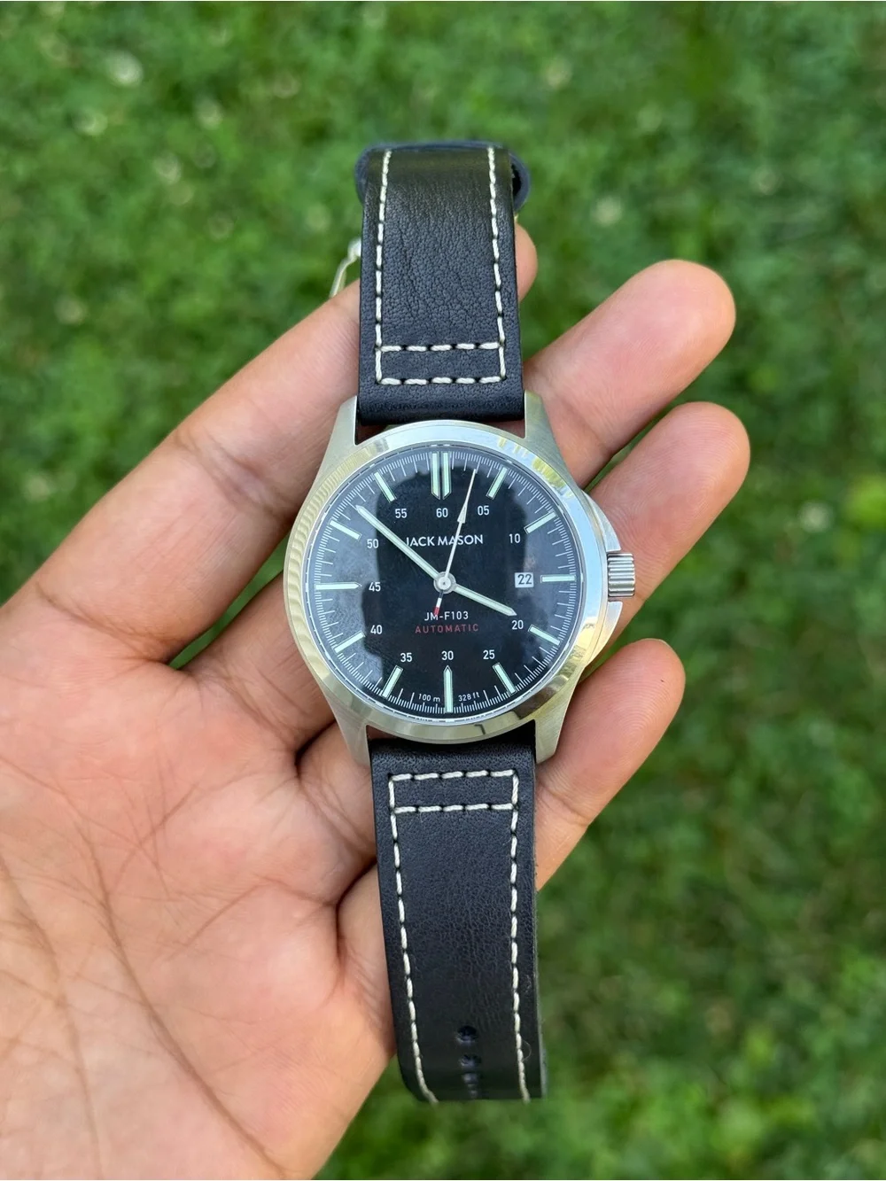 Jack Mason JM-F103  Field Watch Miyota Automatic leather/ bracelet Watch